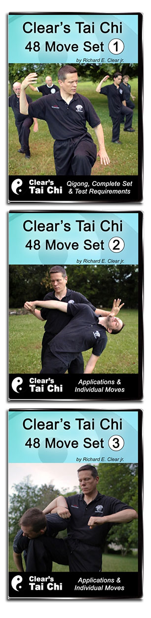 Learn the Clear Tai Chi Intermediate form complete with Qigong & fighting applications