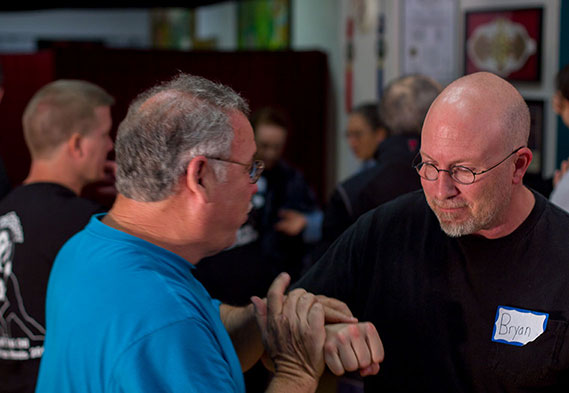 Push Hands Drills at the 2015 Clear's Internal Push Hands Workshop