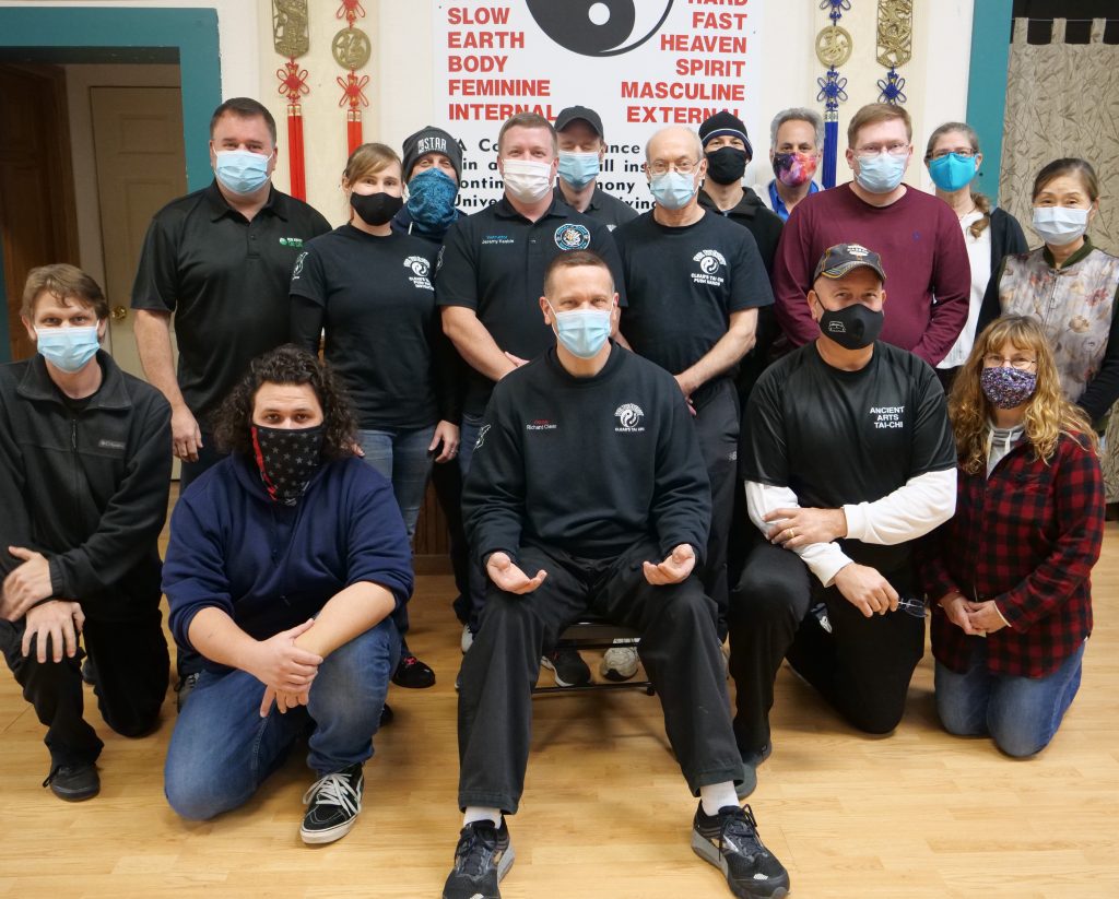 The Advanced Healing Workshop, 2020! We swear we are all smiling under the masks...